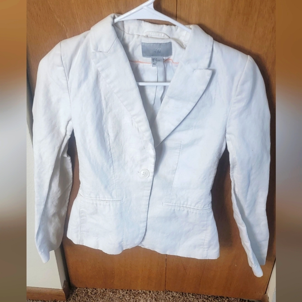 White dress coat